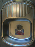 Кухонна мийка з неіржавкої сталі 49x63, фото 2