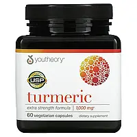 Youtheory, Turmeric, Extra Strength Formula, 500 mg, 60 Capsules