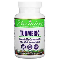 Paradise Herbs, Turmeric, 120 Vegetarian Capsules