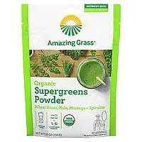 Amazing Grass, Organic Supergreens Powder, 5.29 oz (150 g)