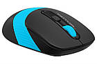 Миша бездротова A4Tech FG10 Black/Blue USB, фото 2