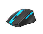Миша бездротова A4Tech FG30S Blue/Black USB, фото 4