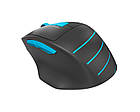 Миша бездротова A4Tech FG30S Blue/Black USB, фото 6