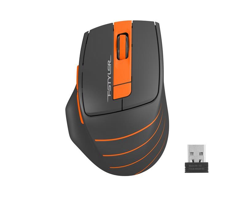 Миша бездротова A4Tech FG30S Orange/Black USB, фото 1