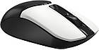 Миша бездротова A4Tech FG12S Black/White USB, фото 5