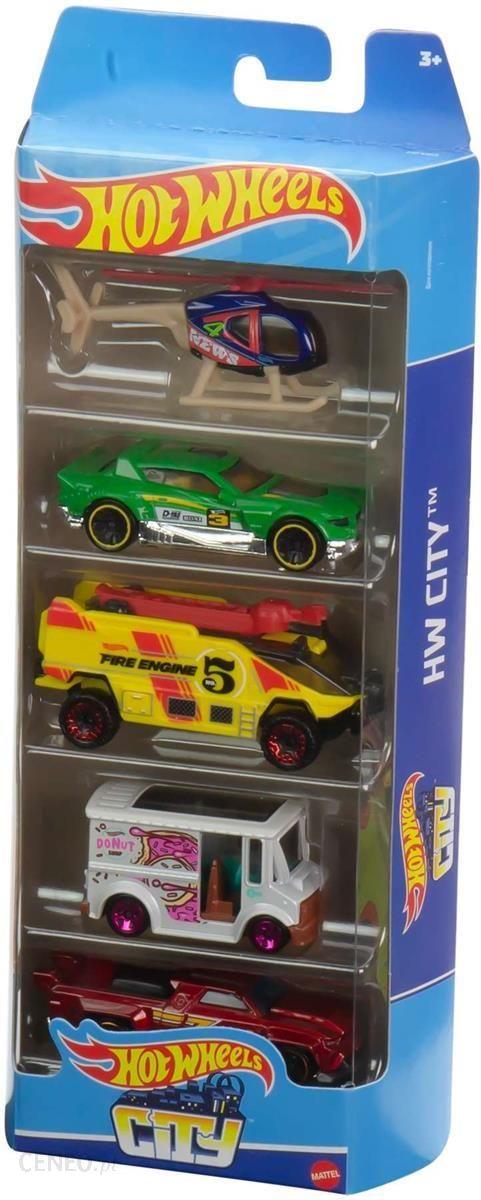 Набір машинок 1:64 Хот Вілс ХВ Місто Hot Wheels HW City по 5 шт Mattel HFV83