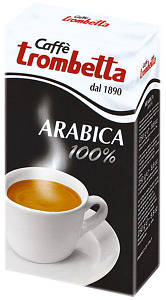 Мелена кава Caffe Trombetta Arabica 100% 250г