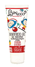 Дитяча органічна зубна паста Officina Naturae з вишневим смаком 75 мл.