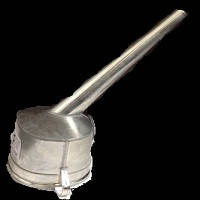 Лійка метал  БЕНЗИН  коса  під клапан вузький носик (Иномарки) Б-1