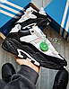 Чоловічі кросівки Adidas Niteball Адідас Найтбол чорно білі з бежевим рефлективні весна літо, фото 2