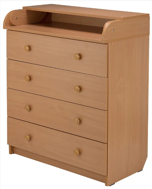Дитячий комод сповивальний Babyroom CMD-04 Big бук, фото 1