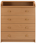 Дитячий комод сповивальний Babyroom CMD-04 Big бук, фото 3