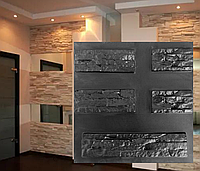 Комплект форм 3 шт "Схід" (15 плиток) для виготовлення декоративного каменю форма з АБС пластику