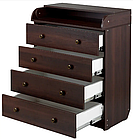 Дитячий комод сповивальний Babyroom CMD-04 Big горіх темний, фото 4