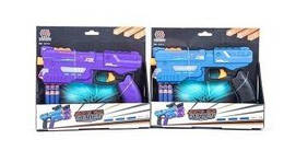 Пістолет 6016B з м'якими патронами та присосками кулями набір бластер іграшкова дитяча зброя для хлопчиків