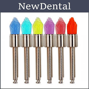 Щітка полірувальна нейлон Кольорова (КОНУС)