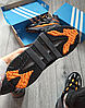 Чоловічі кросівки Adidas Niteball Black orange Адідас чорні помаранчеві модні молодіжні для хлопців, фото 8