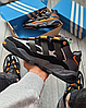 Чоловічі кросівки Adidas Niteball Black orange Адідас чорні помаранчеві модні молодіжні для хлопців, фото 6