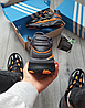 Чоловічі кросівки Adidas Niteball Black orange Адідас чорні помаранчеві модні молодіжні для хлопців, фото 7