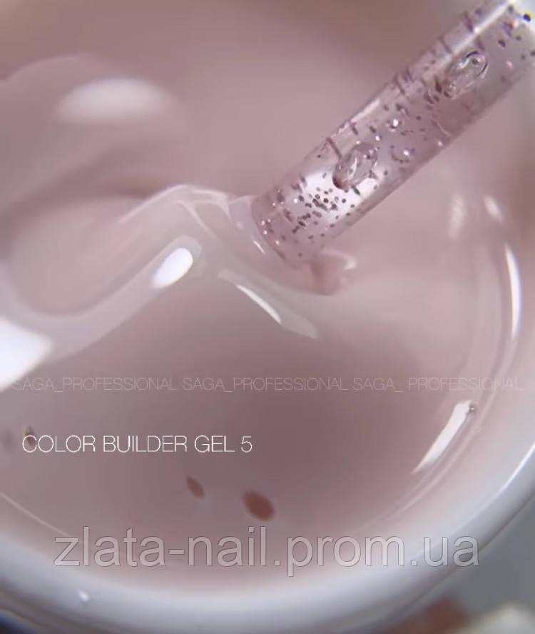 Гель моделювальний Saga Professional Builder Gel Color No05;15 мл
