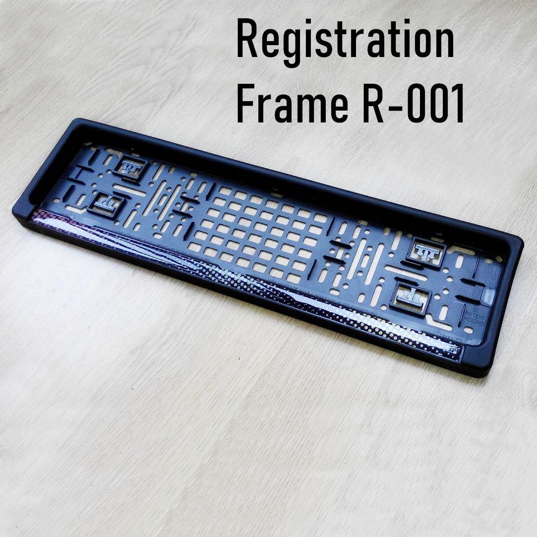 Еластична захисна рамка номера (номерного знаку) R-01