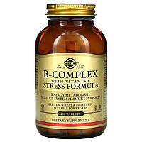 Solgar, B-Complex Stress Formula (250 таб.), вітаміни В