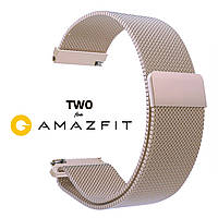 Ремінець для Xiaomi Amazfit GTS Міланська петля Rose Pink