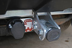 Фаркоп Land Rover Range Rover L322 2002-2012 (Ленд Ровер Рендж Ровер 3) оцинкований Швидкознімний автомат на ручці