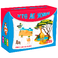 Детская настольная развивающая игра-пазл "Кто где живет" Artos Games 0550