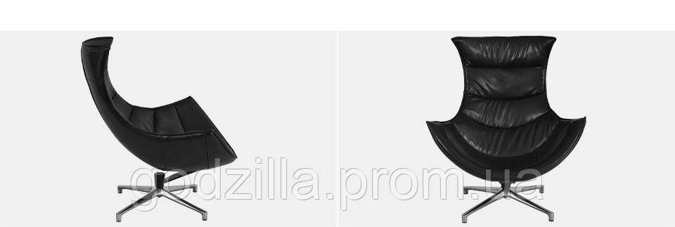 Дизайнерське офісне крісло Verona Чорне та Біле, фото 1