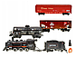 Дитяча залізниця Великий Колекційний торговий поїзд з ліхтарем і димом Roil King, фото 4