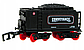 Дитяча залізниця Великий Колекційний торговий поїзд з ліхтарем і димом Roil King, фото 8