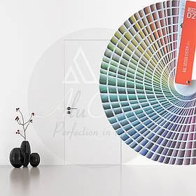 Дверне полотно ґрунт під оздоблення на 2 петлі, відкривання на себе