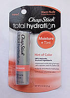 Тонізуючий бальзам помада для губ ChapStick Total Hydration Moisture + Tint Warm Nude 3.5 г Original Version