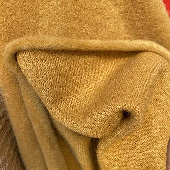 Пальтова тканина Альпака - гірчиці