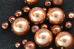 Mix Bronze Pearl.Preciosa.Мікс перлинних намистин (10грам)