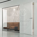 Дверне полотно емаль декор по RAL на 2 петлі, відкривання на себе, фото 3