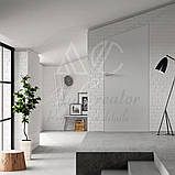 Дверне полотно емаль декор по RAL на 2 петлі, відкривання на себе, фото 5