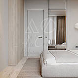 Дверне полотно емаль декор по RAL на 2 петлі, відкривання на себе, фото 6