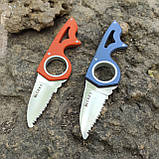 Ніж стропоріз CRKT Rener Neckolas серрейтор, blue, фото 9
