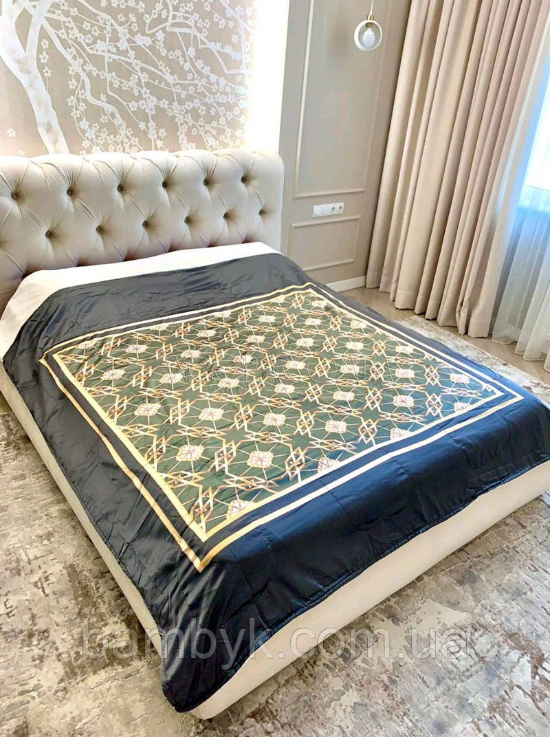 Покривало Кольорове Атласне Акрилове 200x220 Issi Home Страус Туреччина