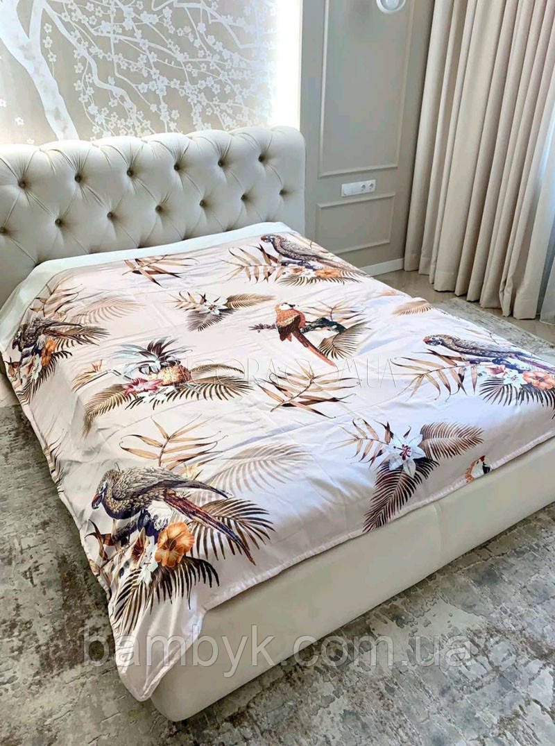 Покривало Кольорове Атласне Акрилове 200x220 Issi Home Страус Туреччина
