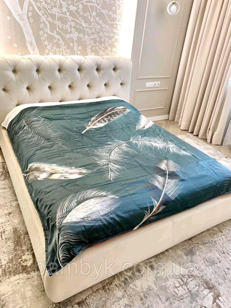 Покривало Кольорове Атласне Акрилове 200x220 Issi Home Страус Туреччина