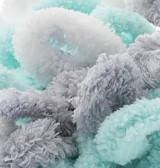 Нитки пряжа для в'язання велюрова плюшева петлями PUFFY COLOR Паффи Колор № 6408