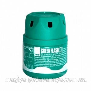 Бачок для миття унітаза зелений SANO 200 г.арт: 990023