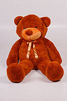 Великий плюшевий ведмідь 160 см — гарна м'яка іграшка коричневий ведмедик на подарунок коханій дівчині