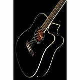 Електроакустична гітара Harley Benton D-120 CE BK, фото 4