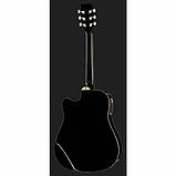 Електроакустична гітара Harley Benton D-120 CE BK, фото 2