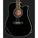 Електроакустична гітара Harley Benton D-120 CE BK, фото 3