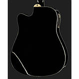 Електроакустична гітара Harley Benton D-120 CE BK, фото 7